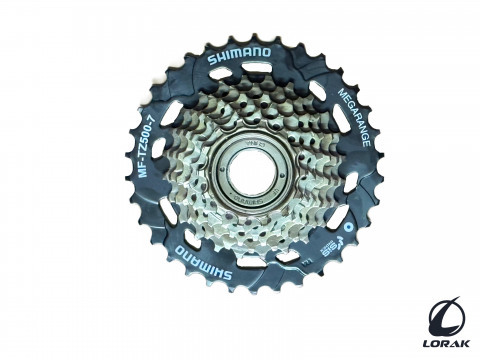 Звездочки цепные об.муфт. TZ-500-7 14-34T 7ск. Megarange, код 6197