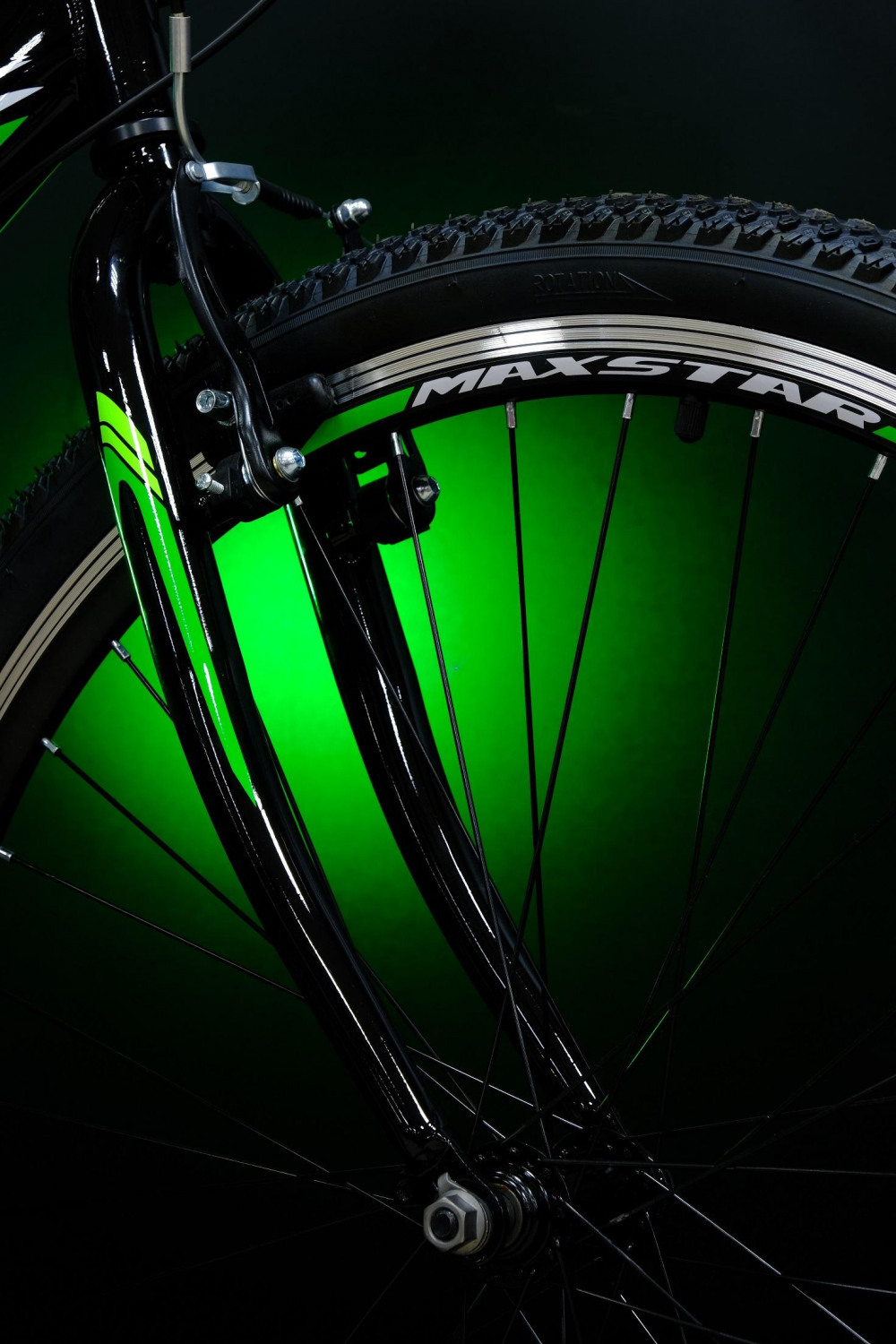 MAXSTAR Rigid 26 Чёрный/Зелёный