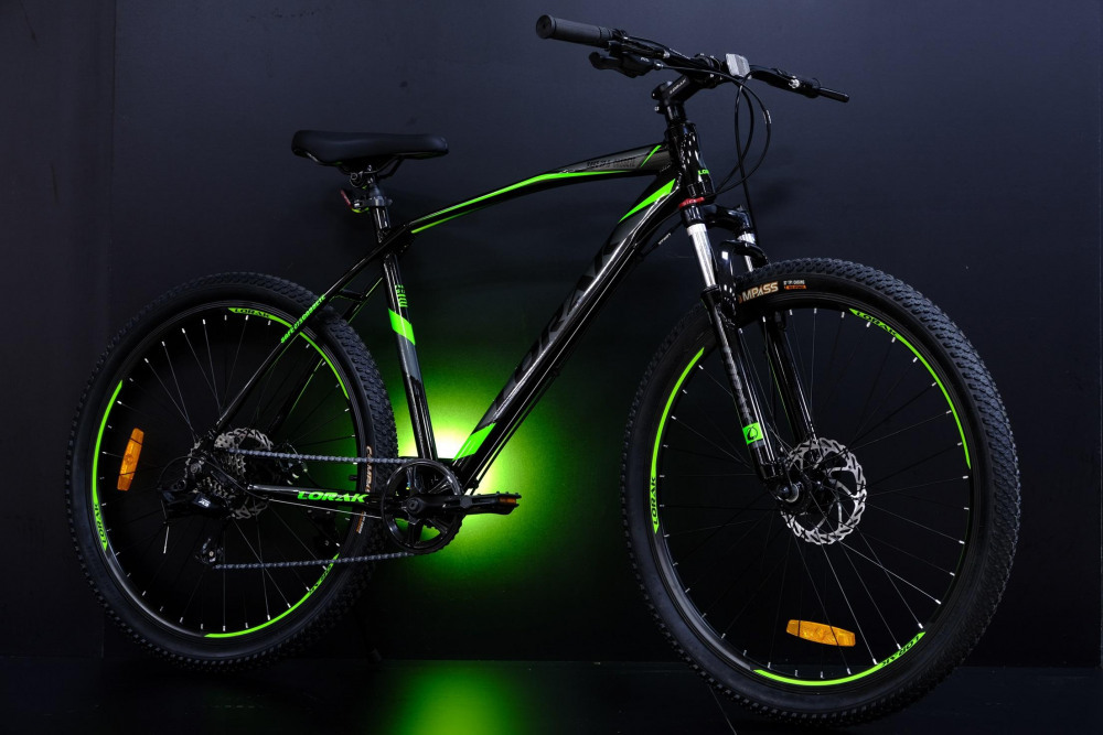 LORAK Safe 27,5 Cassete Чёрный/Зелёный 21р (на рост 183-190)