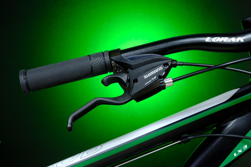 Lorak LX3 Матовый Чёрный/Зелёный рама 21 (на рост 183-190)