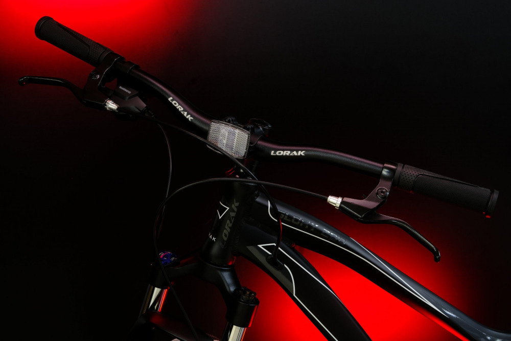 LORAK GLORY 200 8 sp Матовый Чёрный/Белый 17р (на рост 155-173)