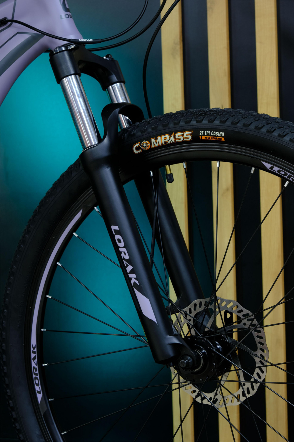 LORAK GLORY 180 HD Матовый Фиолетовый/Серый рама 19 (на рост 171-182)